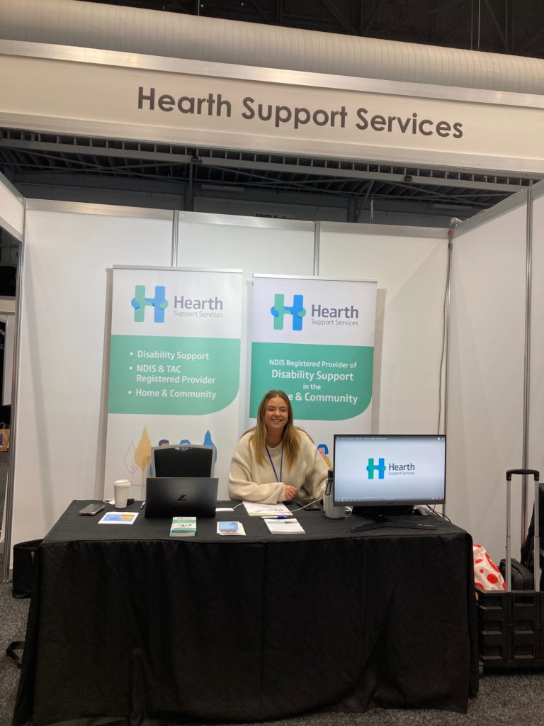 Hearth Support Services Stand at the Geelong Jobs Fair 5th of April 2022